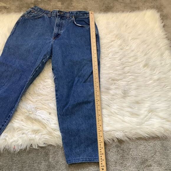 Chic Made in the USA Mom Jeans Short Size 16 Petite Cute Vintage Summer Blue - Picture 3 of 12